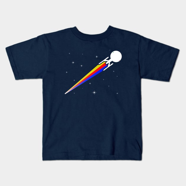 Enterprise Swoosh Kids T-Shirt by PopCultureShirts